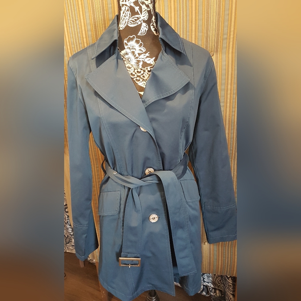 Hawke & Co. Blue Trench Coat